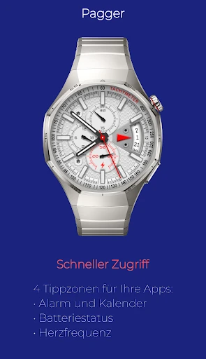 Pagger: Analoger Chronograph Smartphone-Screenshot 4