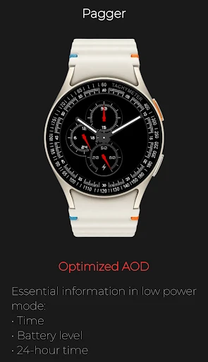 Pagger: Classic Chronograph phone screenshot 5