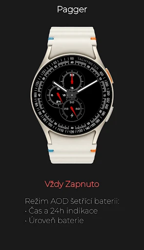Pagger: Analogový Chronograf — snímek na telefonu 5