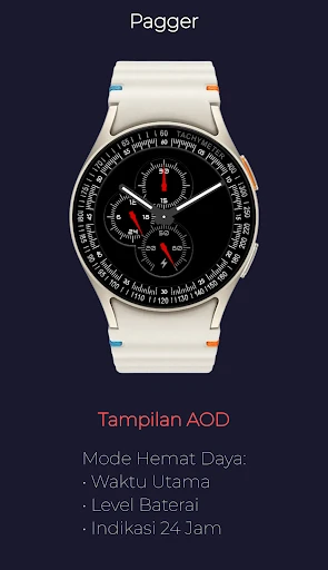 Screenshot ponsel Pagger: Kronograf Balap Analog 5