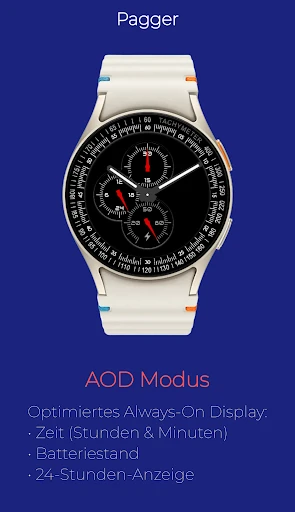 Pagger: Analoger Chronograph Smartphone-Screenshot 5