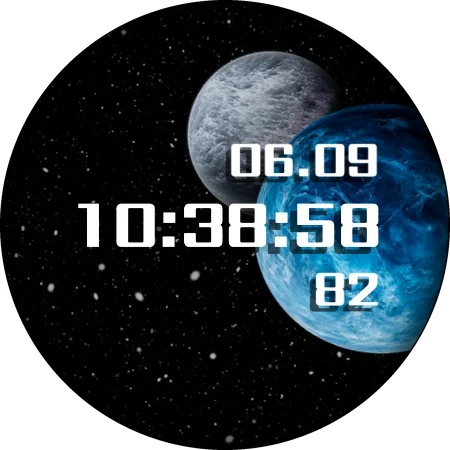 PL2 Planet Watch Face — снимка на часовника 2