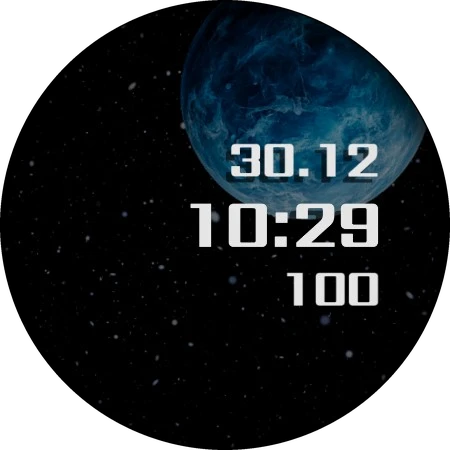 PL2 Planet Watch Face wear screenshot 6