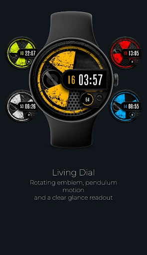 Radix rotating watch face — የስልክ ስክሪን ቅጽበታዊ 1