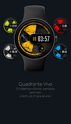 Screenshot telefono Radix quadrante animato 1