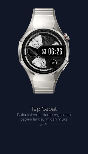 Screenshot ponsel Radix tampilan jam berputar 4