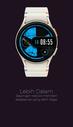 Tangkapan skrin telefon Radix tampilan jam berputar 5