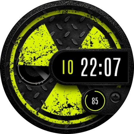 Radix 회전 워치 페이스 착용 화면 2