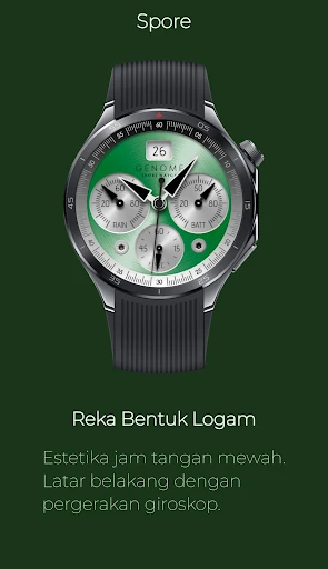 Tangkapan skrin telefon Spore: Kronograf Analog Mewah 2