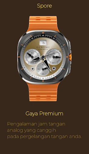 Tangkapan skrin telefon Spore: Kronograf Analog Mewah 6