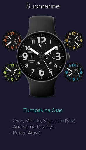 Submarine: Analogo Kronograpo screenshot sa telepono 1