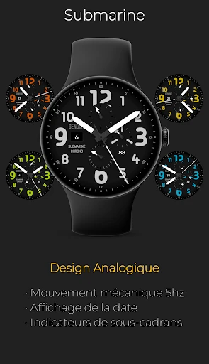 Capture téléphone Submarine: Chrono Réaliste Pro 1