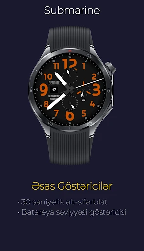 Submarine: Analoq Xronoqraf telefon ekran görüntüsü 2