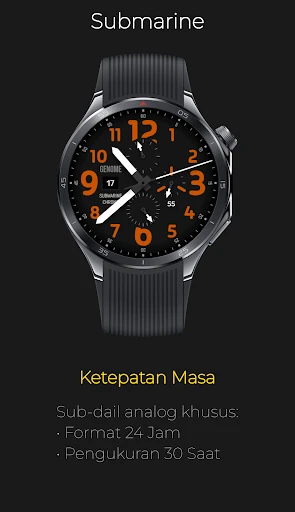 Tangkapan skrin telefon Submarine: Krono Selam Utiliti 2