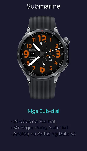Submarine: Analogo Kronograpo screenshot sa telepono 2