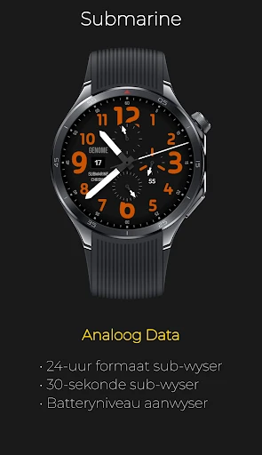 Submarine: Analoog Chronograaf foon-skermkiekie 2