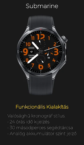 Submarine: Búvár Kronográf képernyőkép a telefonon 2