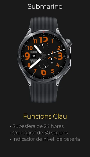 Captura al mòbil Submarine: Cronògraf Analògic 2