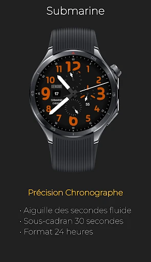 Capture téléphone Submarine: Chrono Réaliste Pro 2