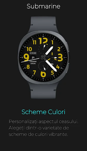 Captură pe telefon Submarine: Cronograf Realist 3