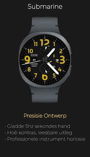 Submarine: Analoog Chronograaf foon-skermkiekie 3