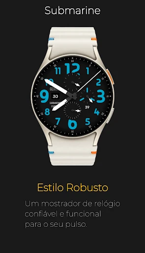Captura no celular Submarine: Cronógrafo Realista 5
