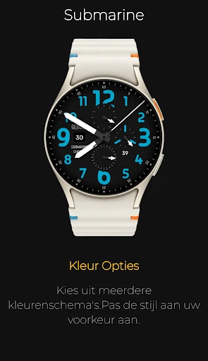 Screenshot op telefoon Submarine: Analoge Chronograaf 5