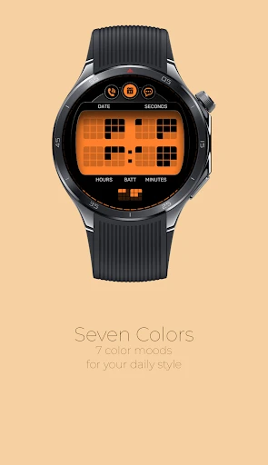 TR808 Binary Watch Face képernyőkép a telefonon 2