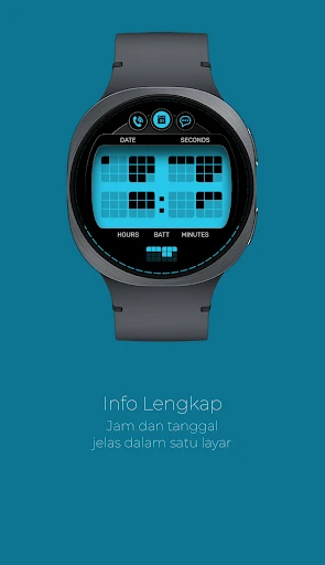 Tangkapan skrin telefon TR808 Tampilan Jam Biner 3
