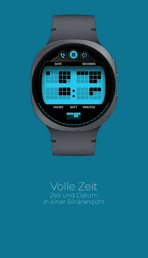 TR808 Binär-Zifferblatt Smartphone-Screenshot 3
