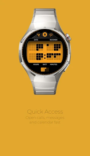 TR808 Binary Watch Face phone screenshot 4