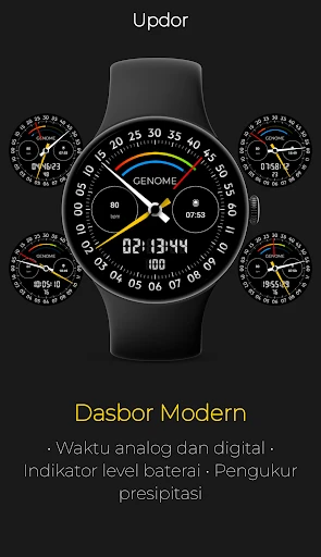 Screenshot ponsel Updor: Dasbor Data Modern 1