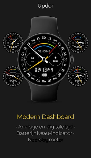 Screenshot op telefoon Updor: Modern Data Dashboard 1