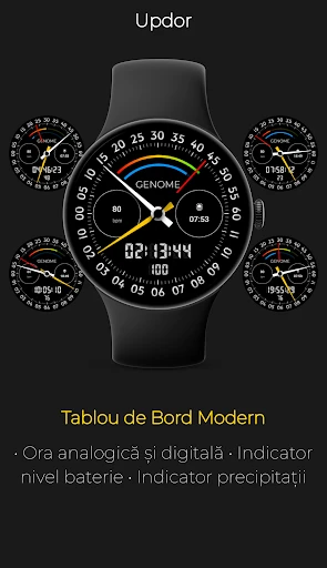 Captură pe telefon Updor: Tablou de bord modern 1