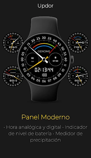 Captura en celular de Updor: Panel de Datos Moderno 1