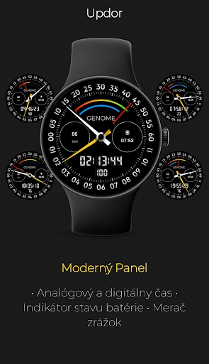 Updor: Moderný Dashboard — snímka na telefóne 1