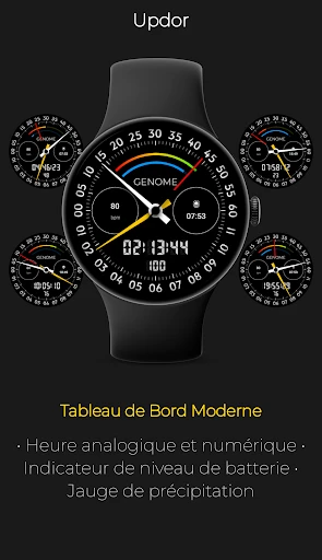 Capture téléphone Updor: Tableau de bord moderne 1