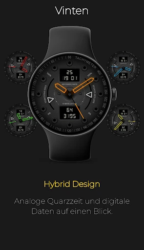 Vinten: Neon Hybrid Uhr Smartphone-Screenshot 1