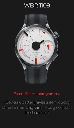 Screenshot op telefoon WBR 1109: Mechanisch Display 2