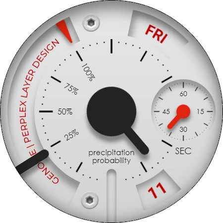 ພາບໜ້າຈໍໂມງ WBR 1109: ໜ້າໂມງວັດແທກທັນສະໄໝ ຮູບທີ 3