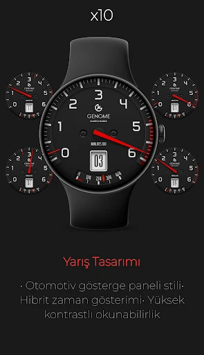 x10: Spor Araba Göstergesi telefon ekran görüntüsü 1