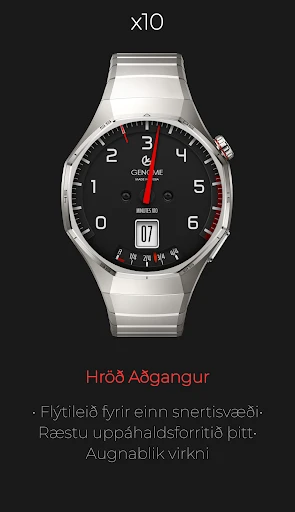 x10: Kappaksturs mælaborð skjámynd á símanum 3